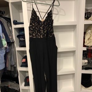 Express lace jumpsuit